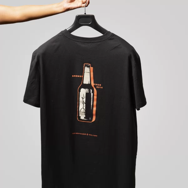 Playera Negra Oversize Duque